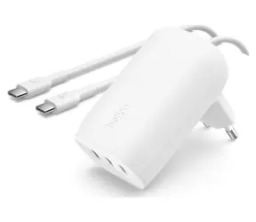Belkin BOOST CHARGE charger biela / nabíjačka / 3x USB-C / 67W / PD / s 1m káblom USB-C