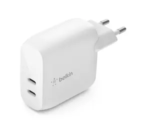 Belkin BOOST CHARGE charger biela / nabíjačka / 2x USB-C / 40W / PD