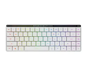Asus ROG Falchion RX Low Profile biela / Bezdrôtová herná klávesnica / mechanická / RX Low Profile / RGB / BT & RF & USB