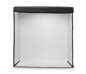 HAMA ToGo mini foto štúdio / prenosné / skladacie / s LED svetlom / farebnými pozadiami / 50x50 cm