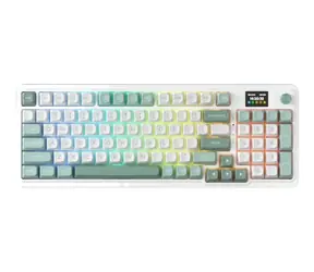 Redragon Galatin Pro K719WG-RGB-PRO biela / Herná klávesnica / mechanická / Redragon switch / RGB / USB / US