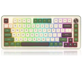 Redragon K681CGC-RGB-PRO Cyrus zelená / Herná klávesnica / mechanická / Dragon Growl / RGB / BT / USB / US 