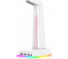 ONIKUMA ST-2 biela / Stojan na slúchadlá / RGB / 2x USB 2.0 / jack 3.5 mm / kábel 1.1 m