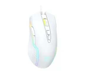 ONIKUMA CW905 biela / Herná myš drôtová / USB / 7 tlačidiel / 6400 DPI / RGB