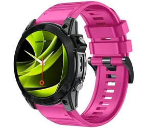 Mobile Origin Easy Strap Silicone Watch silikónový remienok pre Garmin QuickFit 20mm ružová
