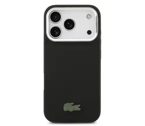 Lacoste Iconic Petit Pique Camera Stand MagSafe Zadný Kryt pre iPhone 17 Pro Black