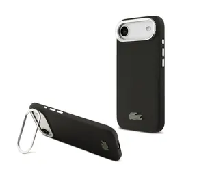 Lacoste Iconic Petit Pique Camera Stand MagSafe Zadný Kryt pre iPhone Air Black
