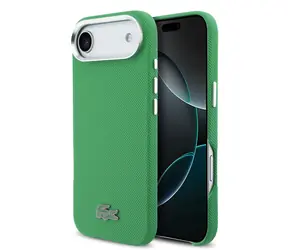 Lacoste Iconic Petit Pique Metal Logo MagSafe Zadný Kryt pre iPhone Air Green