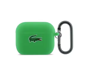Lacoste Liquid Silicone Croc Logo Puzdro pre AirPods Pro 3 Green