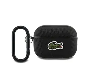 Lacoste Petit Pique Croc Logo Patch Puzdro pre AirPods Pro 2 Black