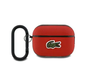 Lacoste Petit Pique Croc Logo Patch Puzdro pre AirPods Pro 2 Red