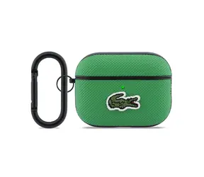 Lacoste Petit Pique Croc Logo Patch Puzdro pre AirPods Pro 3 Green