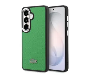 Lacoste Petit Pique Metal Logo Magnetic Zadný Kryt pre Samsung Galaxy S26+ Estragón Green