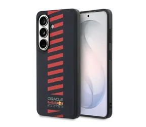 Red Bull PU Leather Meshed Powerbar Magnetic Zadný Kryt pre Samsung Galaxy S26 Navy