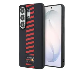 Red Bull PU Leather Meshed Powerbar Magnetic Zadný Kryt pre Samsung Galaxy S26 Ultra Navy