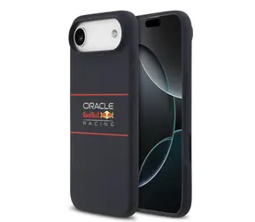Red Bull Silicone Horizontal Logo MagSafe Zadný Kryt pre iPhone Air Navy