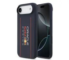 Red Bull Silicone Vertical Logo MagSafe Zadný Kryt pre iPhone Air Navy