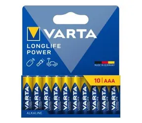 Varta Longlife Batéria AAA 10ks / 1.5V / alkalická / v blistri