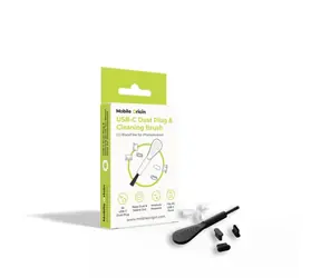 Mobile Origin USB-C Dust Plug & Cleaning Brush CL1 pre iPhone & Android