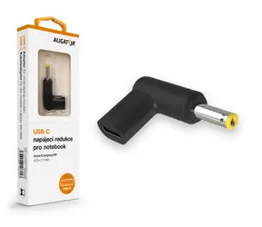 Rozbalené - Aligator USB-C napájacia redukcia 4.8 x 1.7 mm pre notebooky Asus/ Compaq/ HP / rozbalené