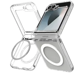 Spigen Ultra Hybrid Pre kryt s MagSafe pre Samsung Galaxy Z Flip 2025 FE/Flip 6 číra