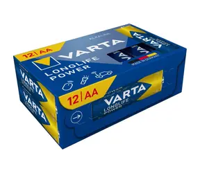 Varta Longlife Batéria AA 12ks / 1.5V / alkalická / v boxe