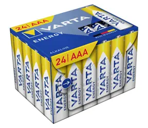 Varta Energy Batéria AAA 24ks / 1.5V / alkalická / v boxe