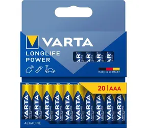Varta Longlife Batéria AAA 20ks / 1.5V / alkalická / v blistri