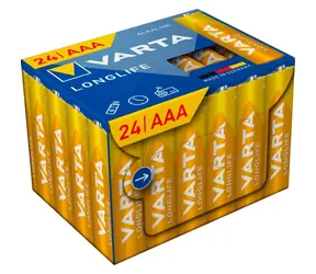 Varta Longlife Batéria AAA 24ks / 1.5V / alkalická / v boxe