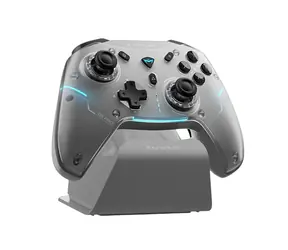 Machenike G5Pro Max sivá / Bezdrôtový herný ovládač s nabíjacou stanicou / Bluetooth / 2.4GHz / Switch/Switch 2 / Android 