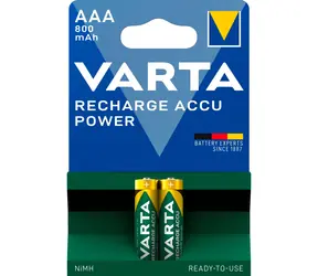 Varta RECHARGE Nabíjacia batéria AAA 20 ks / 1.2V / 800 mAh / NiMH / v boxe