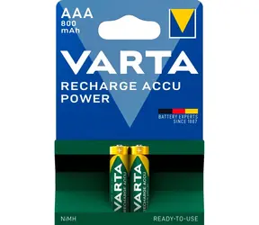 Varta RECHARGE Nabíjacia batéria AAA 100 ks / 1.2V / 800 mAh / NiMH / v boxe