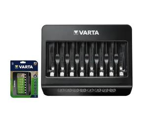 Varta LCD Multi Charger+ / Nabíjačka batérií / 100-240V / USB-C / 8xAA | AAA
