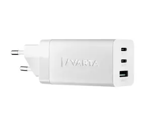 Varta High Speed Charger nabíjačka do siete biela / 65W / 2x USB-C + 1x USB-A 