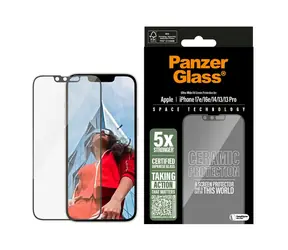PanzerGlass Ceramic II Apple iPhone 17e/16e/14/13/13 Pro s inštalačným rámčekom
