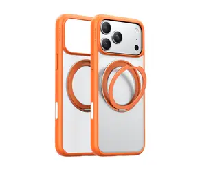 Torras Ostand Pro Case Ochranné púzdro pre Apple iPhone 17 Pro Max oranžová