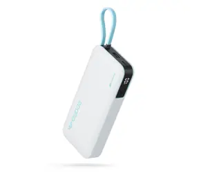Cuktech CUKP200NGLLG PowerBanka 55W biela / 20000mAh / USB-C / USB-A / USB-C kábel