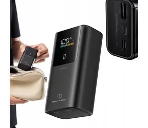 Cuktech PB1055 55W PowerBanka sivá / 10000mAh / 2x USB-C + USB-A