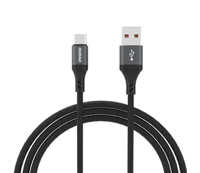 Dudao L3ST napájací kábel / USB-A / USB-C / 5A / 1,2 m / čierna