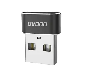 Dudao L16AC adaptér / USB-C / USB / čierna
