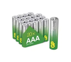 GP Alkalická batéria SUPER AAA (LR03) 20ks