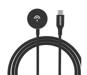 Dudao A12C nabíjačka pre Apple Watch / USB-C / 1.2 m / 2.5 W / čierna