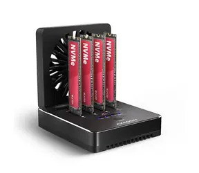 Axagon ADSA-M2C44, USB4 dokovacia stanica pre 4× M.2 NVMe SSD s funkciou klonovania