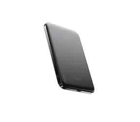 BMX SolidSafe™ Air Titanium 5K Qi2 bezdrôtová magnetická powerbanka čierna / 5000 mAh / 20W / 1x USB-C
