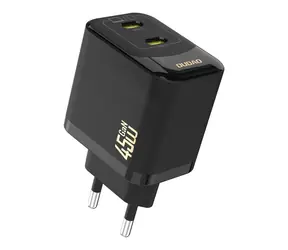 Dudao A28PEU sieťová nabíjačka čierna / 2x USB-C / 45W