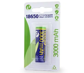 Rozbalené - Gembird EG-BA-18650-10C Dobíjacia batéria 18650 / 3.7V / lítiová / 3000 mAh / 1 ks / rozbalené