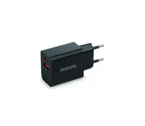 Philips Sieťová dualná nabíjačka s Power Delivery 20W / 1x USB-C (F) + 1x USB-A (F)