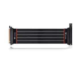 Rozbalené - Thermaltake TT Premium PCI-E 4.0 Extender 90° 300mm čierna / Predlžovací kábel PCI-E x16 / rozbalené