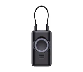 Joyroom JR-W13 čierna / Powerbanka / 5000 mAh / 1x USB-C + 1x Lightning / bezdrôtové nabíjanie pre Apple Watch