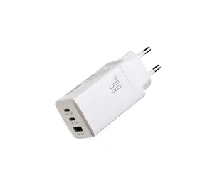 Joyroom JR-TG10 Sieťová nabíjačka biela / 2x USB-C + 1x USB-A / USB-C - USB-C 1.2m biela kábel / 65W 